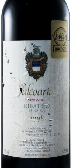 1998 Falcoaria tinto (rótulo danificado)