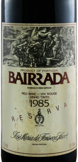 1985 José Maria da Fonseca Reserva red