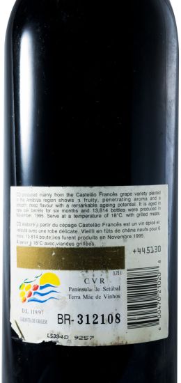 1992 José Maria da Fonseca CO Garrafeira red