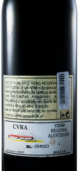 2000 Encosta de São Gens Reserva red