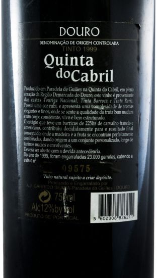 1999 Quinta do Cabril red