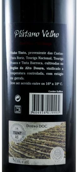 2001 Plátanos Velho Reserva red