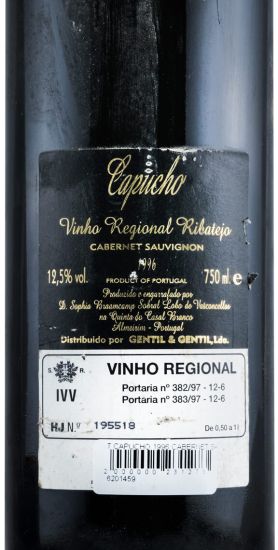 1996 Capucho Cabernet Sauvignon tinto