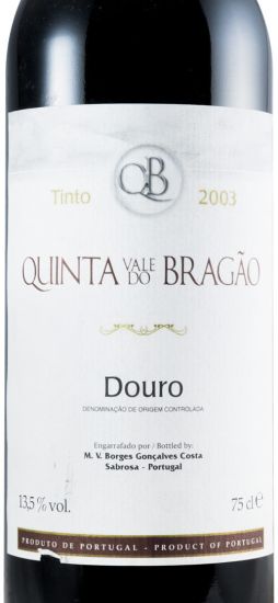 2003 Quinta Vale do Bragão red