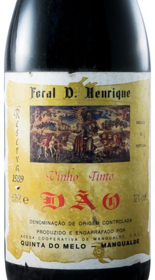 1989 Foral D. Henrique Reserva red