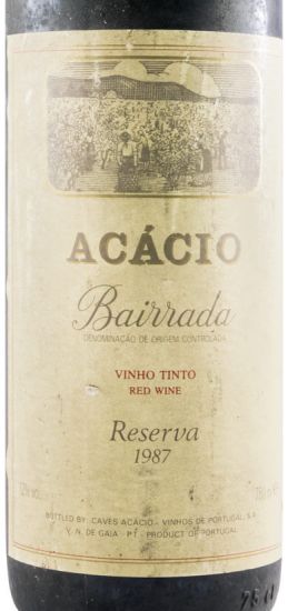 1987 Caves Acácio Reserva tinto