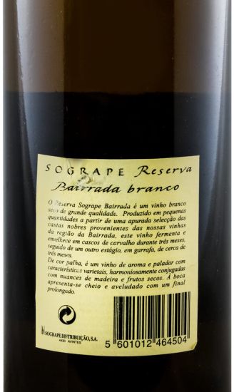 1999 Sogrape Reserva branco