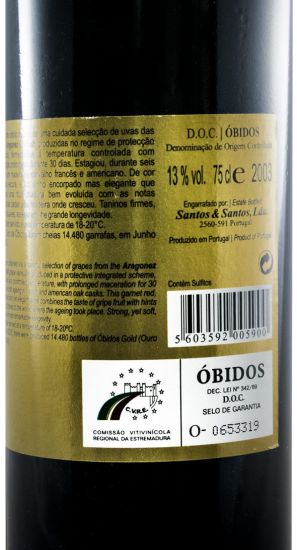2003 Ouro de Óbidos red
