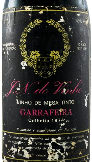 1974 Junta Nacional do Vinho Aniversário 50 anos Fundação red