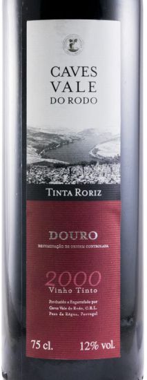 2000 Caves Vale do Rodo Tinta Roriz red