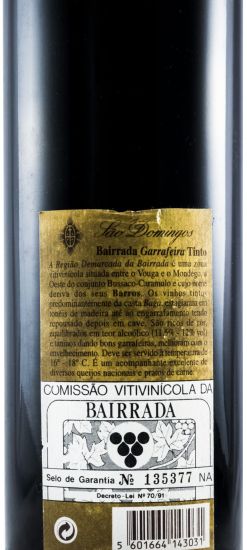1999 São Domingos Garrafeira Bairrada tinto