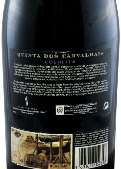 2002 Quinta dos Carvalhais tinto