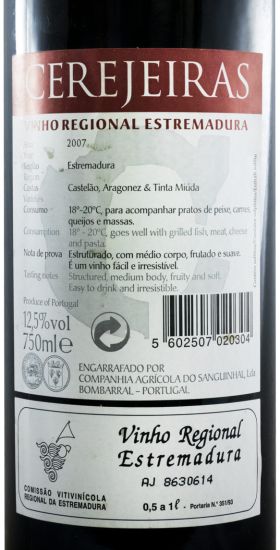 2007 Quinta das Cerejeiras red