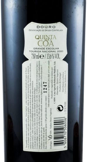 2000 Quinta do Côa Grande Escolha Touriga Nacional red