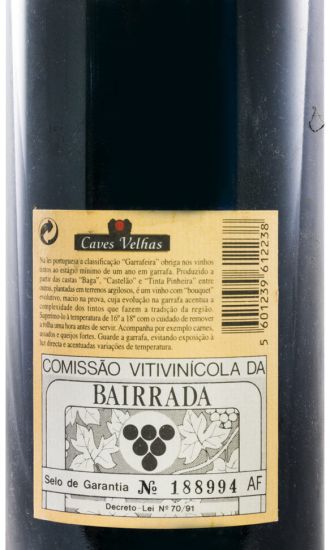 1995 Caves Velhas Garrafeira red