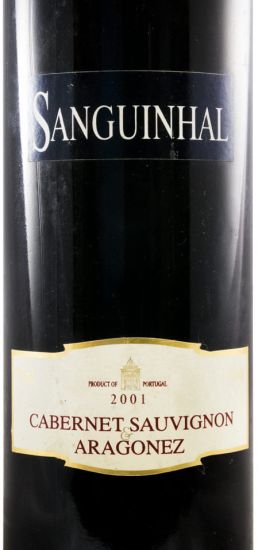 2001 Quinta do Sanguinhal Cabernet Sauvignon e Aragonez red