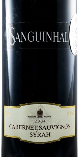 2004 Quinta do Sanguinhal Cabernet Sauvignon e Syrah red