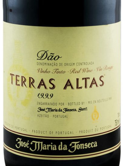 1999 José Maria da Fonseca Dão Terras Altas red