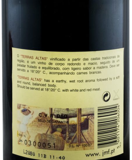 1999 José Maria da Fonseca Dão Terras Altas red