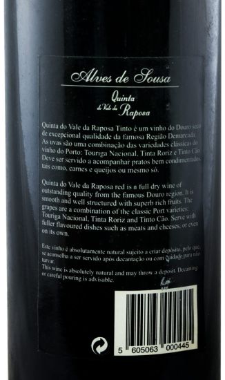 1999 Quinta do Vale da Raposa red