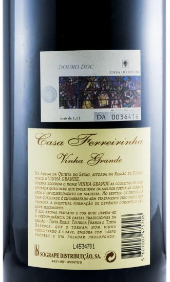 1999 Casa Ferreirinha Vinha Grande red 1.5L