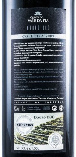 2009 Quinta do Vale da Pia red