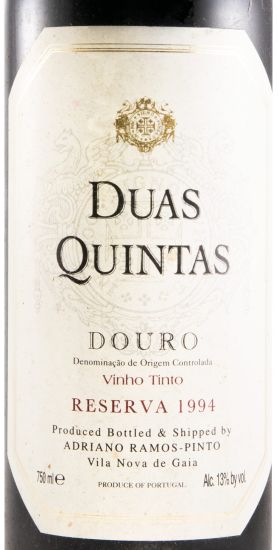 1994 Duas Quintas Reserva red