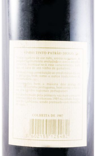 1987 Patrão Diogo Garrafeira tinto