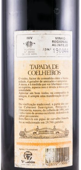 1991 Tapada de Coelheiros tinto