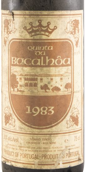 1983 Quinta da Bacalhôa red