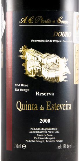 2000 Casal dos Jordões Quinta da Esteveira Reserva red
