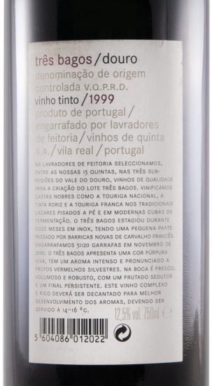 1999 Lavradores de Feitoria Três Bagos red