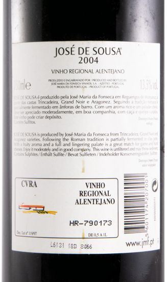 2004 José Maria da Fonseca José de Sousa tinto