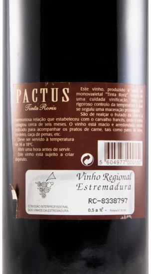 1997 Pactus Tinta Roriz red