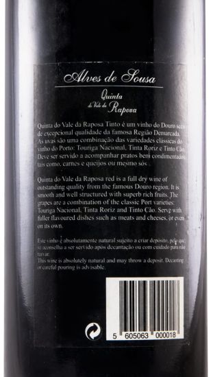 1998 Quinta do Vale da Raposa red