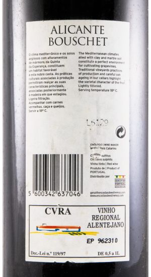 2004 Encostas de Estremoz Alicante Bouschet tinto