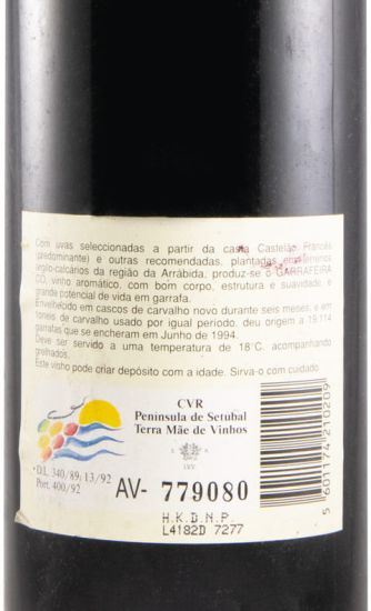 1990 José Maria da Fonseca CO Garrafeira tinto