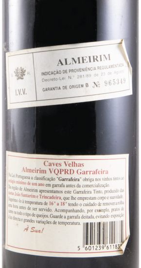1993 Caves Velhas Garrafeira tinto