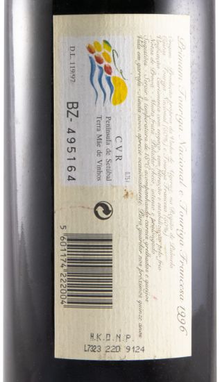 1996 José Maria da Fonseca Primum red