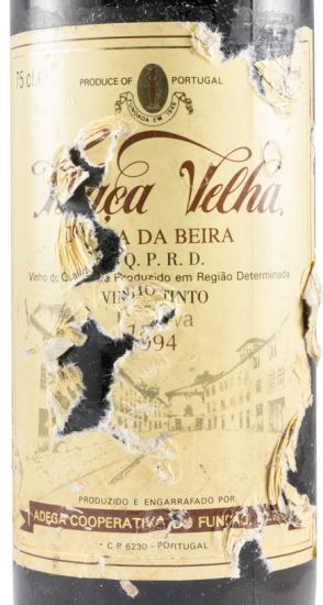1994 Praça Velha Reserva red (damaged label)