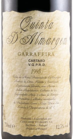 1995 Quinta D'Almargem Garrafeira red