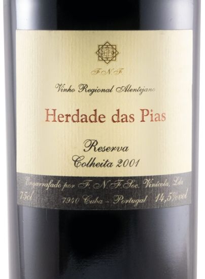 2001 Herdade das Pias Reserva red