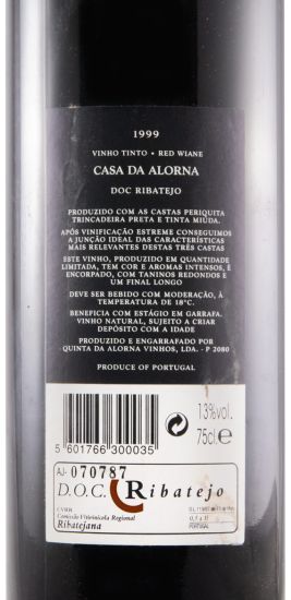 1999 Casa Alorna Colheita Seleccionada tinto