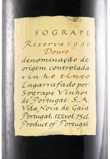 1996 Sogrape Reserva Douro tinto