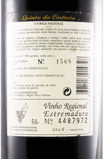 1997 Quinta da Cortezia Touriga Nacional tinto