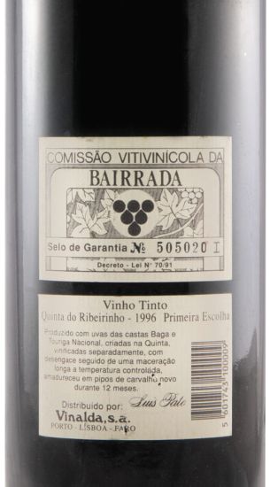 1996 Luís Pato Quinta do Ribeirinho Primeira Escolha tinto