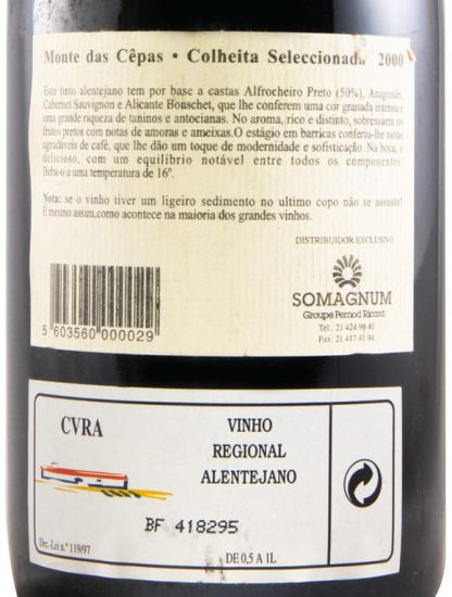 2000 Monte das Cêpas red