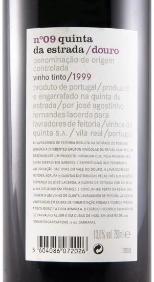1999 Lavradores de Feitoria Quinta da Estrada N.º 9 red