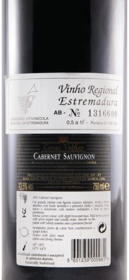 2001 Caves Velhas Cabernet Sauvignon red