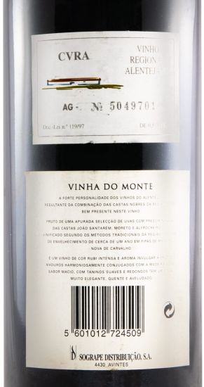 1998 Herdade do Peso Vinha do Monte tinto